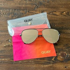 Quay Australia Rose Gold High Key Sunglasses